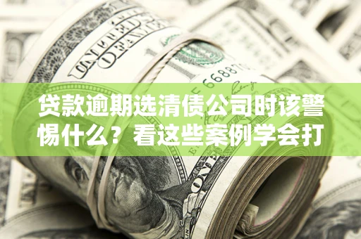 济南贷款逾期选清债公司时该警惕什么？看这些案例学会打翻身仗