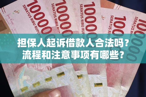 济南担保人起诉借款人合法吗？流程和注意事项有哪些？