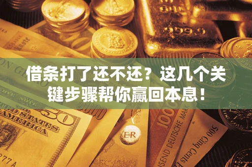 济南借条打了还不还？这几个关键步骤帮你赢回本息！