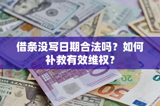 济南借条没写日期合法吗？如何补救有效维权？