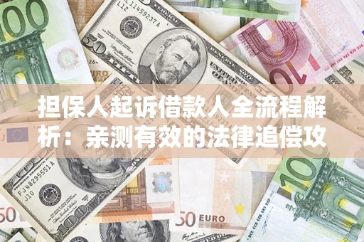 济南担保人起诉借款人全流程解析：亲测有效的法律追偿攻略