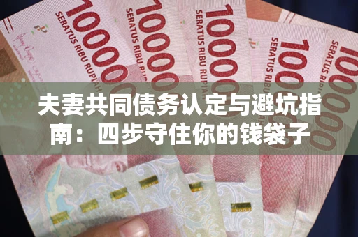 济南夫妻共同债务认定与避坑指南：四步守住你的钱袋子