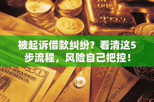 济南被起诉借款纠纷？看清这5步流程，风险自己把控！